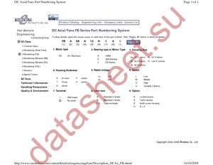 FBA06A12U1BS datasheet  